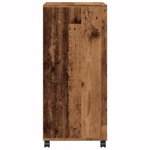 vidaXL Rolling Cabinet in Rustic Old Wood Brown, W/D/H: 55 x 40 x 91 cm – 6