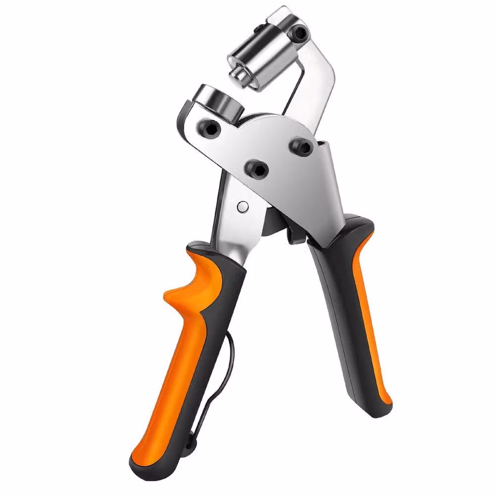 FLAVORA 10mm Grommet Eyelet Handheld Hole Punch Plier Set in Orange – 2