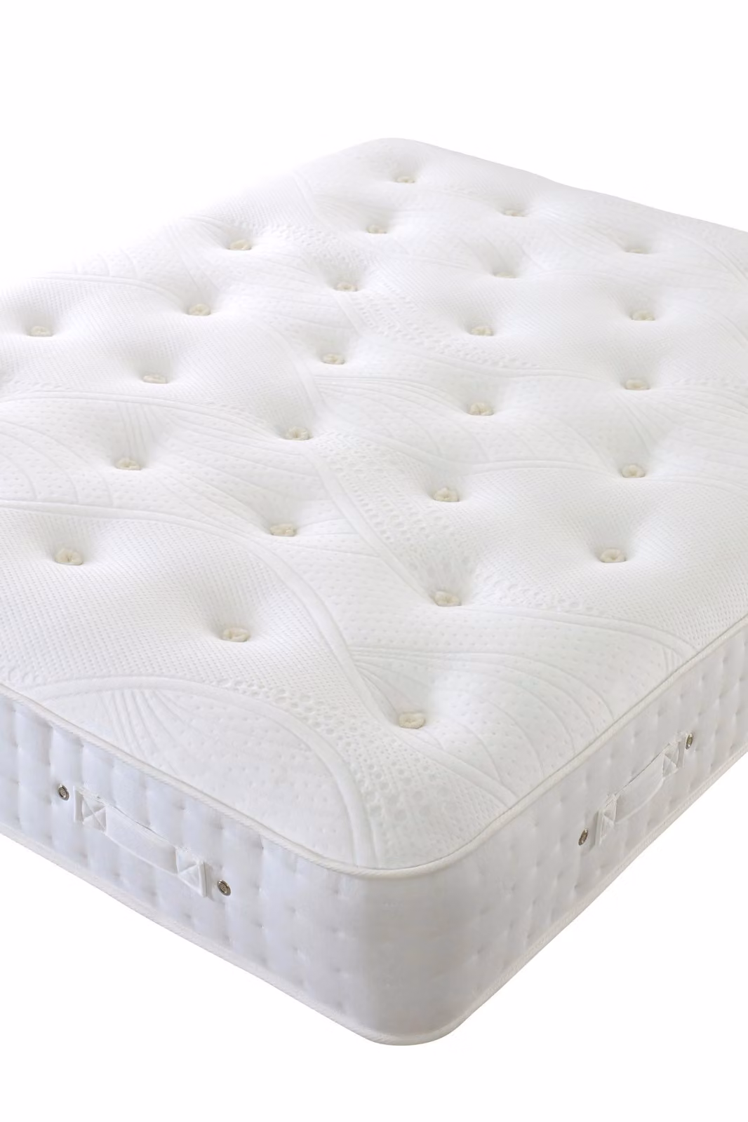 The Shire Bed Company Severn Natural 2000 Pocket Sprung Mattress in White, W/D/H: 180 x 200 cm – 2