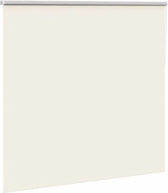 Berkfield Home Off-White Blackout Roller Blind, Thermal Insulating Polyester Fabric, W: 165 cm, H: 230 cm