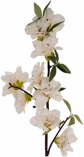 KDMD White Tulip Large Spray with Realistic Soft Petals for Spring and Wedding Displays