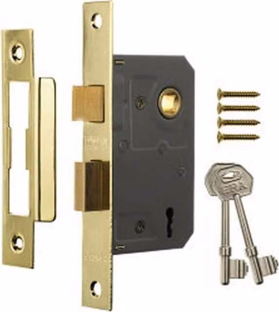 Era 3 Lever Mortise Sashlock in Brass