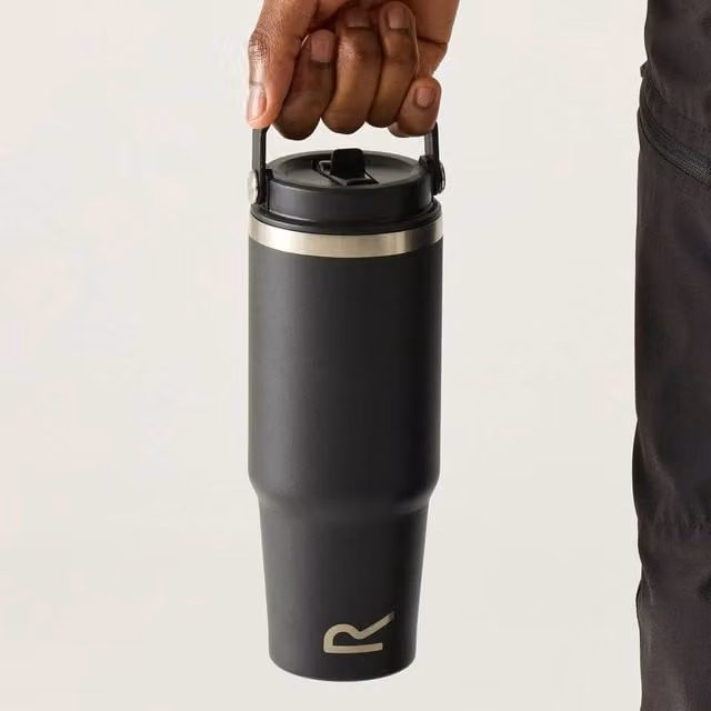 Regatta Thermulate Stainless Steel Tumbler, Black, 900 ml – 1