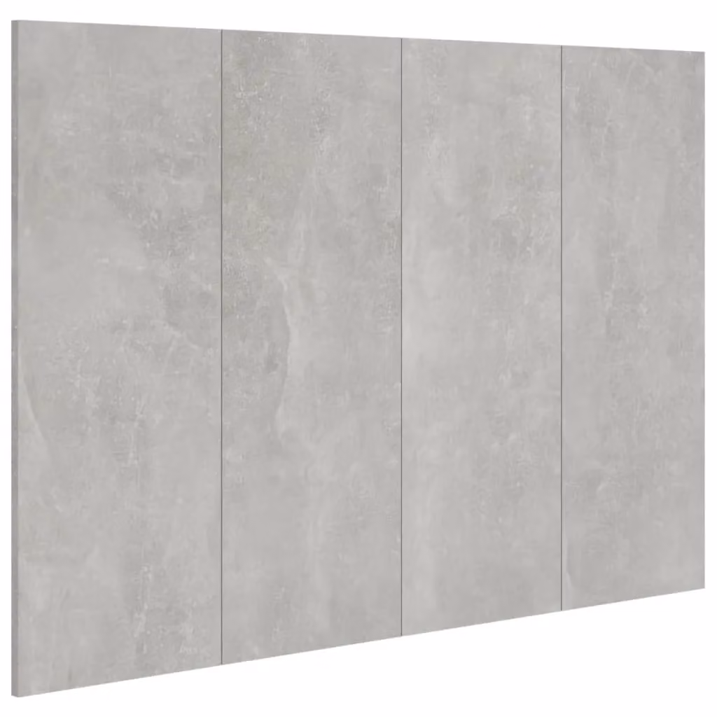 Berkfield Home Bed Headboard in Concrete Grey, W/D/H: 120 x 1.5 x 80 cm – 2