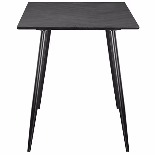 Dorel Home Furnishings Monza Rectangular Dining Table in Grey and Black, W: 120 cm, D: 80 cm, H: 76 cm – 3