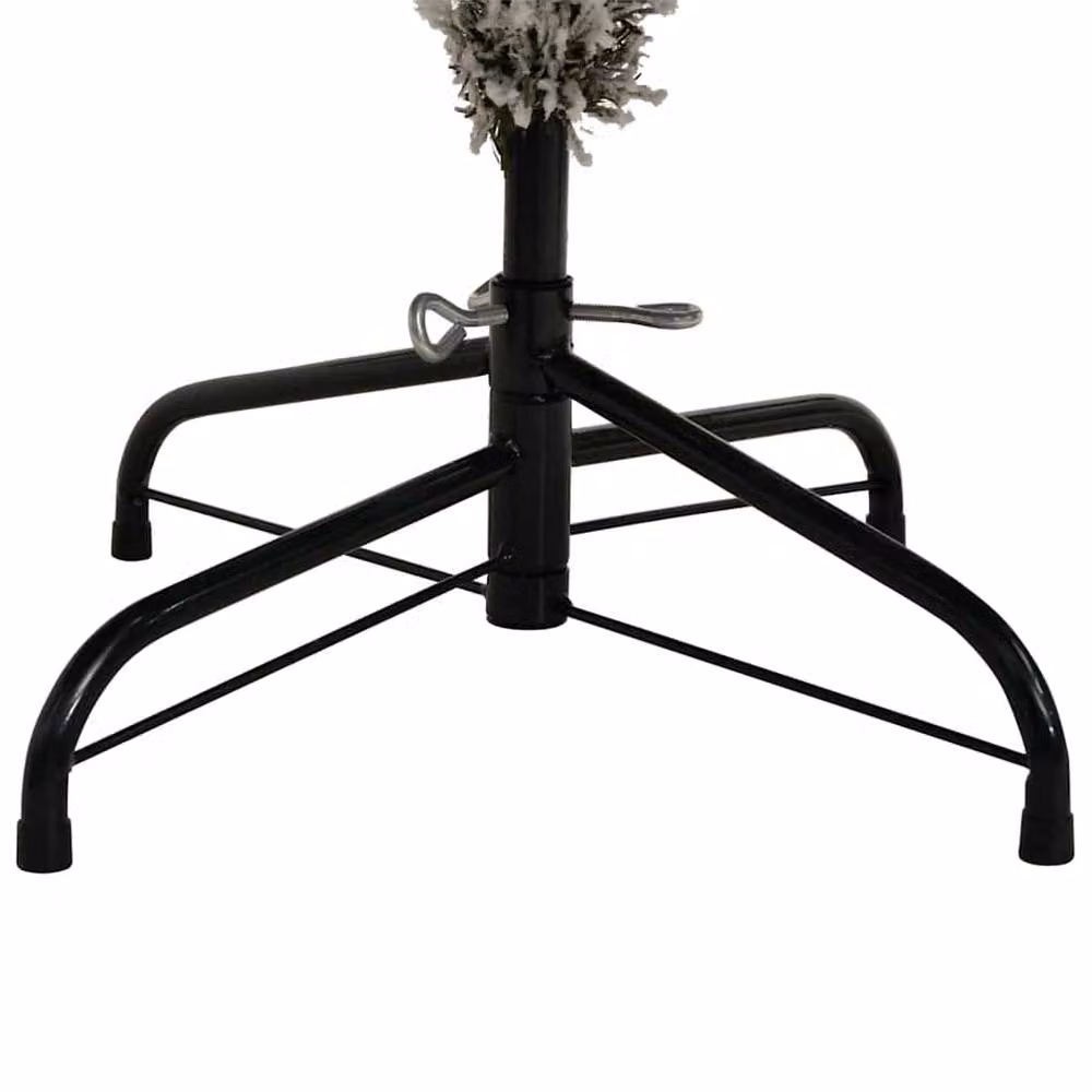 Berkfield Home Elegant Artificial Christmas Tree in Green and White, Height: 180 cm – 3