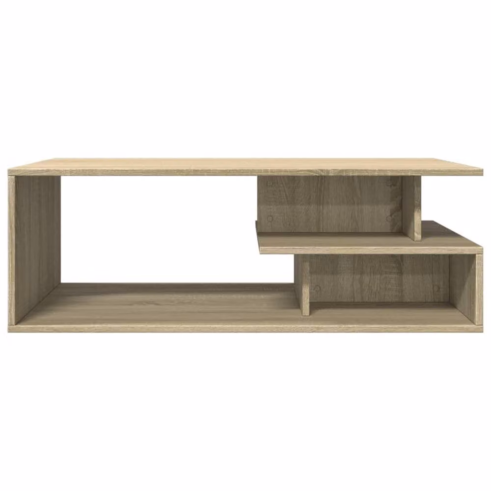 Berkfield Home Sonoma Oak Coffee Table in Light Brown, W/D/H: 102 x 55 x 35 cm – 3