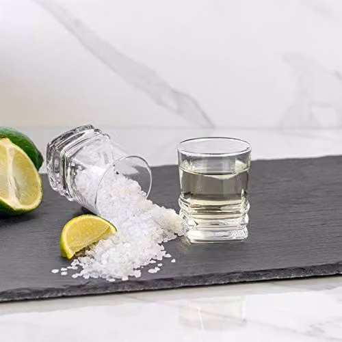 LAV 12-Piece Clear Glass Shot Glass Set, 80 ml – 2
