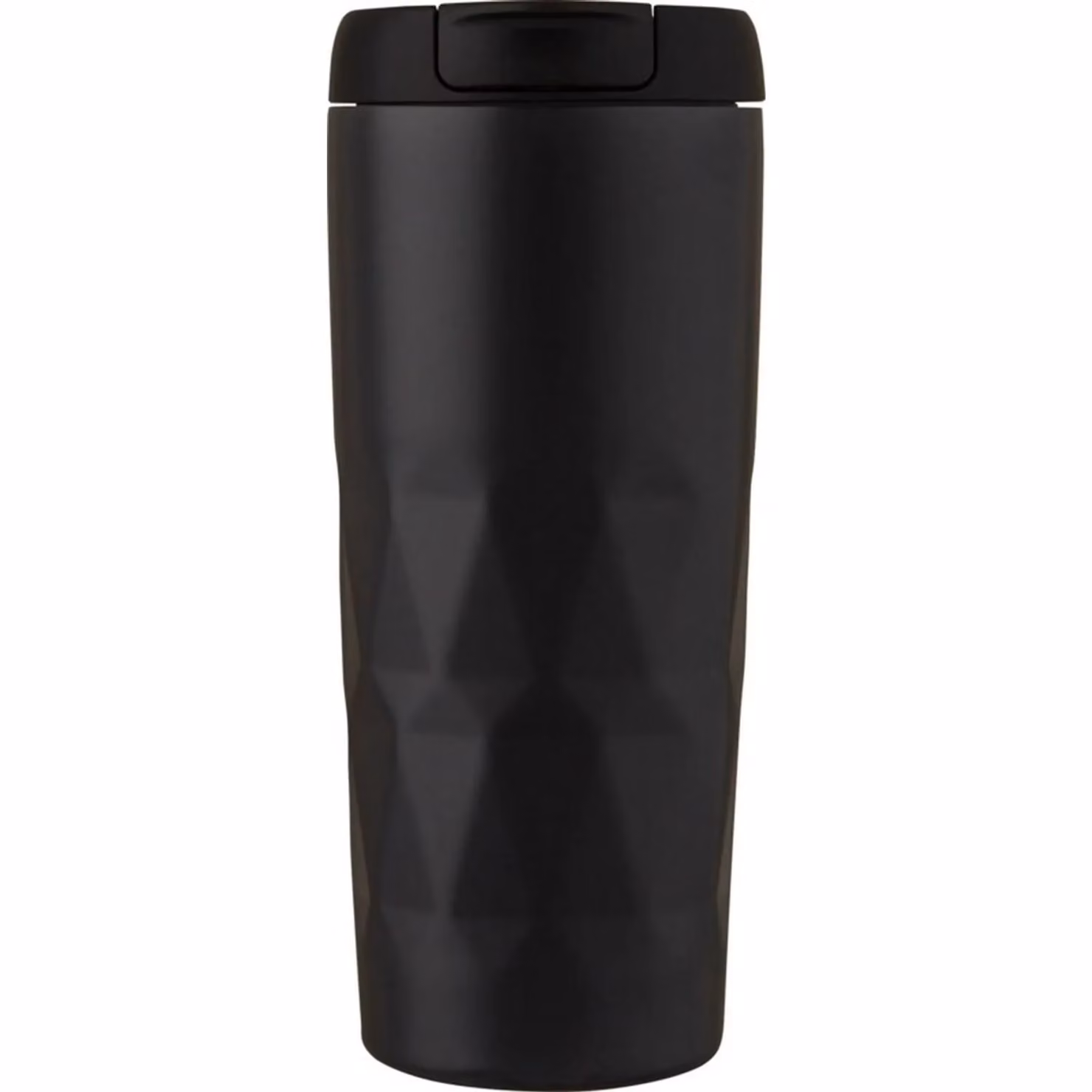 Avenue Prism Geometric Insulated Tumbler in Black, 450 ml – 2