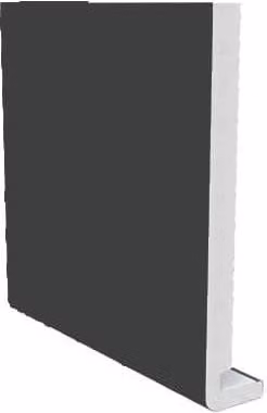 Freefoam Smooth Fascia Board, Grey, Pack of 2, W/D/H: 150 mm x 18 mm x 5 m
