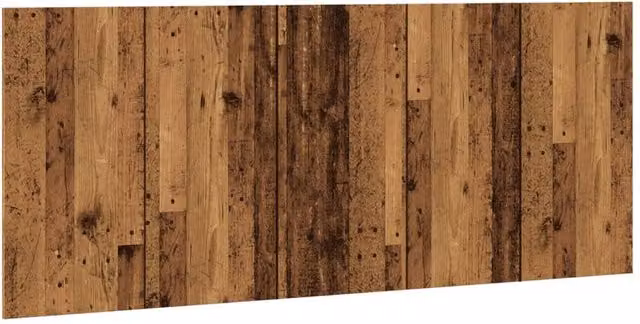 Berkfield Home Rustic Old Wood Bed Headboard in Brown, W: 200 cm, D: 1.5 cm, H: 80 cm – 1