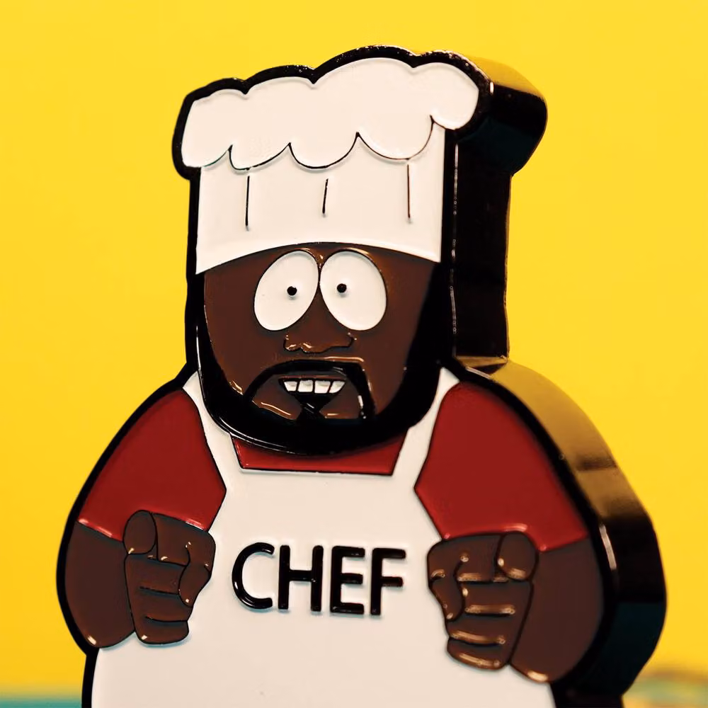 FaNaTtik South Park Chef Metal Magnetic Bottle Opener, Multicolour, W: 9 cm, H: 6.2 cm – 5