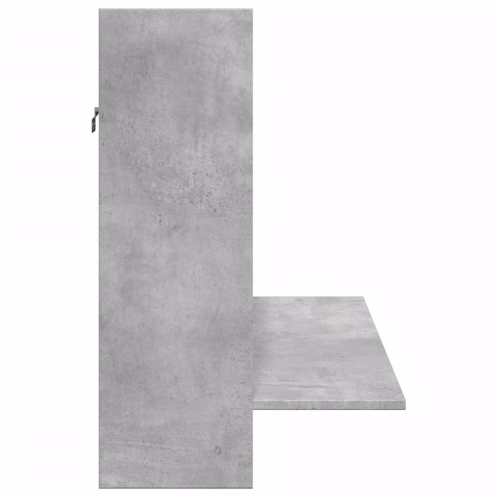 Berkfield Home Modern Wall-Mounted Writing Desk in Grey, W/D/H: 105 x 48 x 75 cm – 3