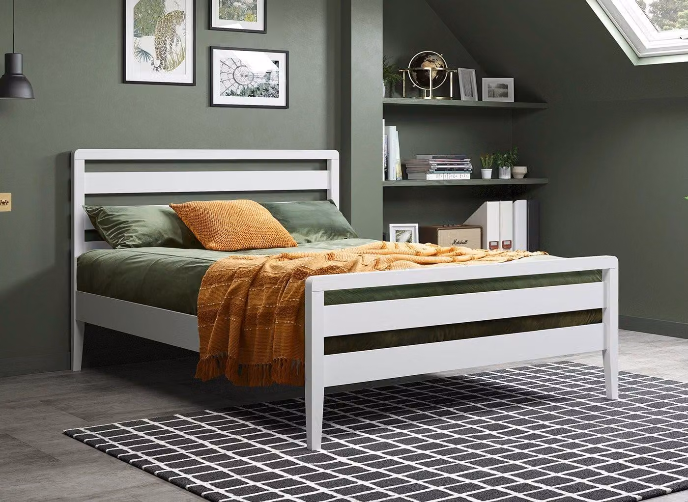 Dreams Woodstock Classic Solid Wood Bed Frame in White