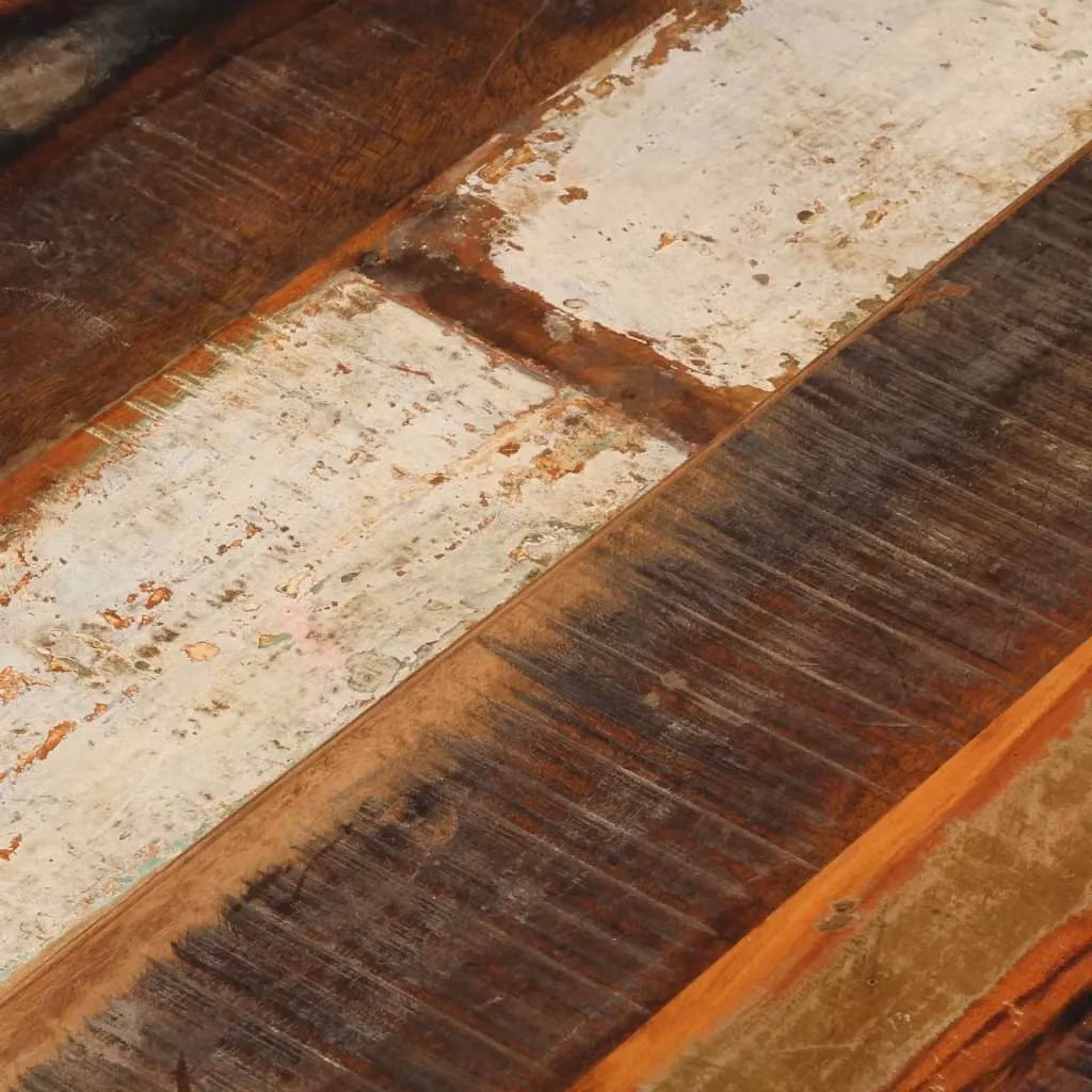 Berkfield Home Round Solid Reclaimed Wood Table Top, Brown, Diameter: 70 cm, Thickness: 15-16 mm – 4