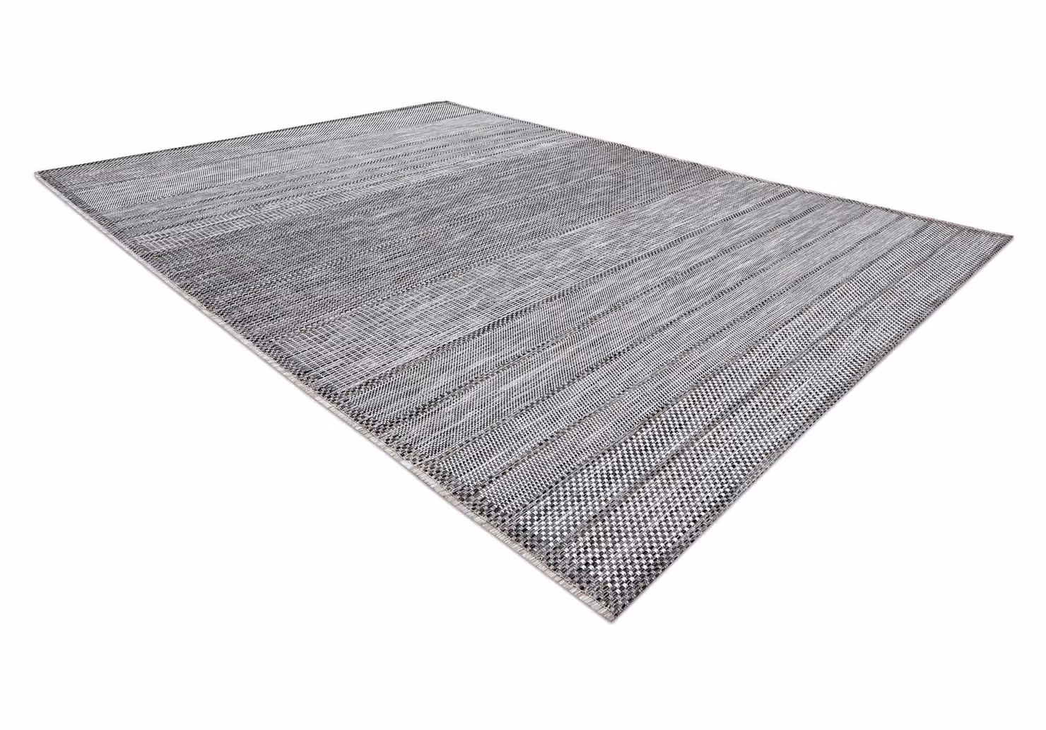 RugsX Loft Grey Striped Modern Rectangular Rug W/D/H: 120 x 170 cm – 2