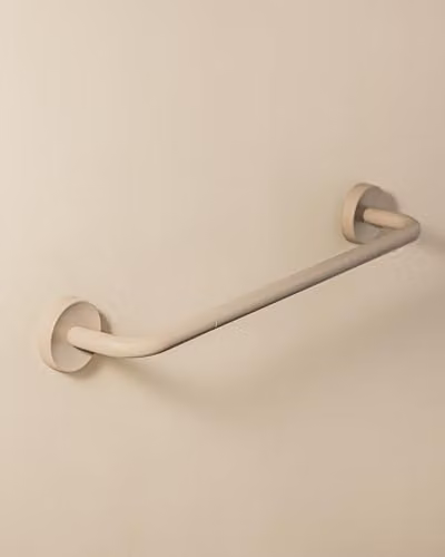 Cosmic Sand Geyser Wall Mounted Towel Rail in Sand/Beige, Width: 40 cm – 2