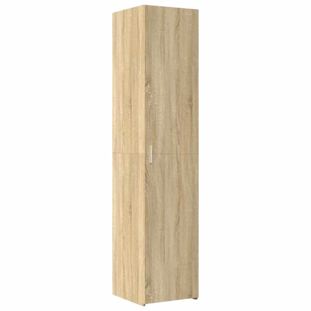 Berkfield Home Sonoma Oak Highboard in Light Brown, W/D/H: 40 x 42.5 x 185 cm – 2