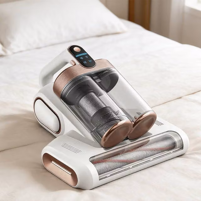 Ventryn Portable Handheld Bed Vacuum and UV-C Mite Eliminator, White