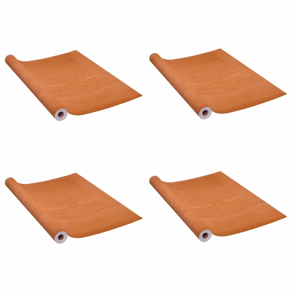Berkfield Home Self-adhesive PVC Furniture Film, 2 Pack, Light Oak Brown, W: 90 cm x L: 500 cm – 1