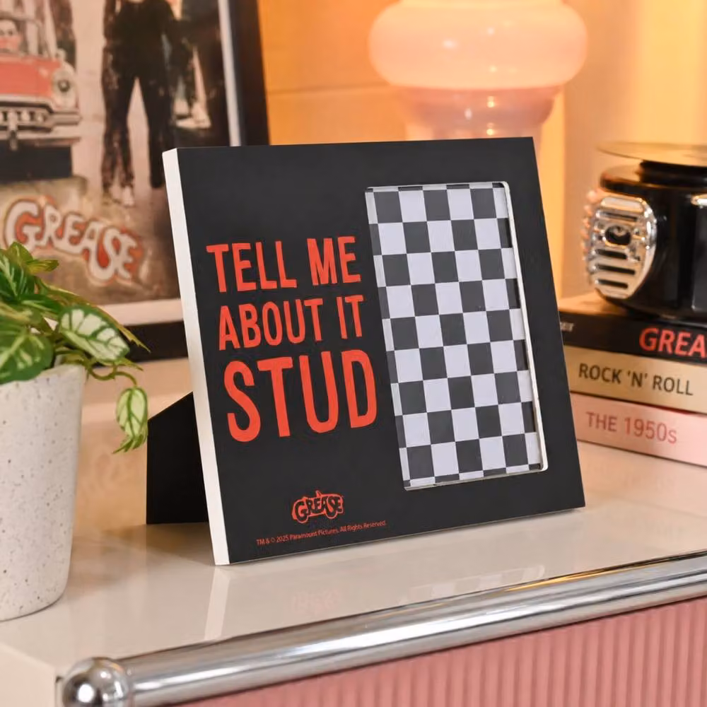 Widdop Bingham & Co Ltd Fandomania Grease Tell Me About It Stud Single Retro Photo Frame in Black – 3