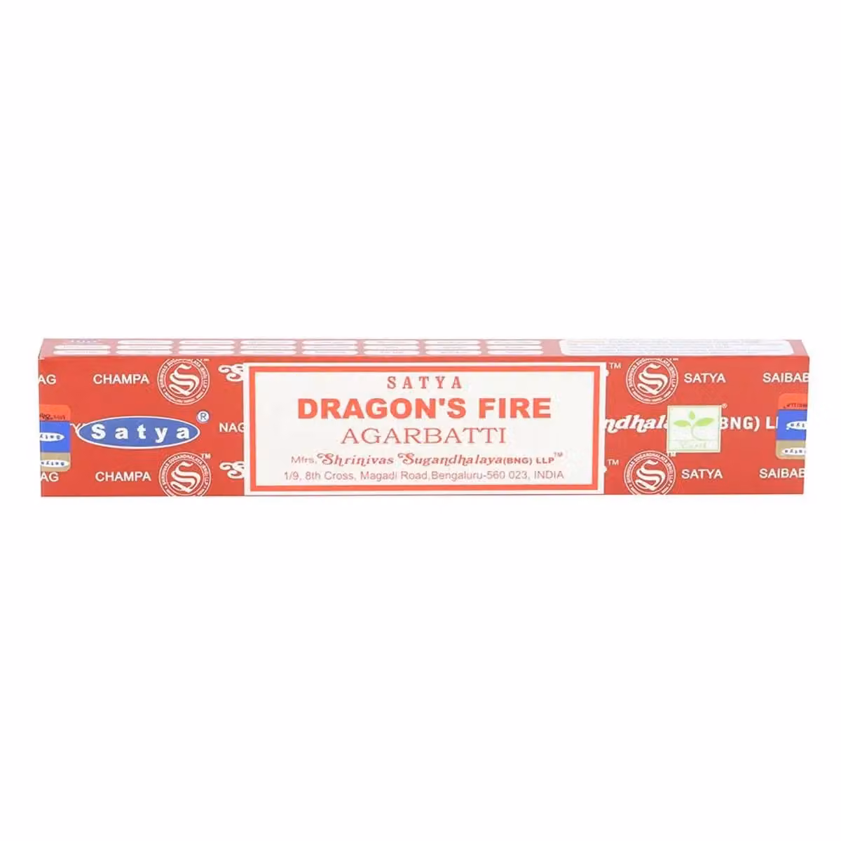 Satya Dragon's Fire Incense Sticks, Pack of 12, Brown and Red – 2