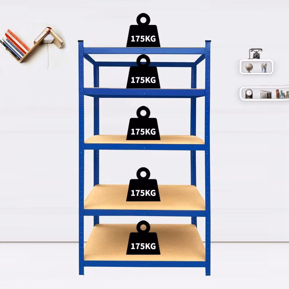 EONLION 5 Tier Garage Racking Shelving Storage in Blue, W/D/H: 100.0 x 30.0 x 200.0 cm – 3
