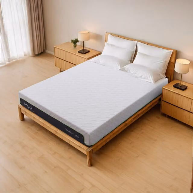 Mlily Bamboo Ortho Memory 800 Pocket Mattress, White, W: 200 cm, D: 200 cm