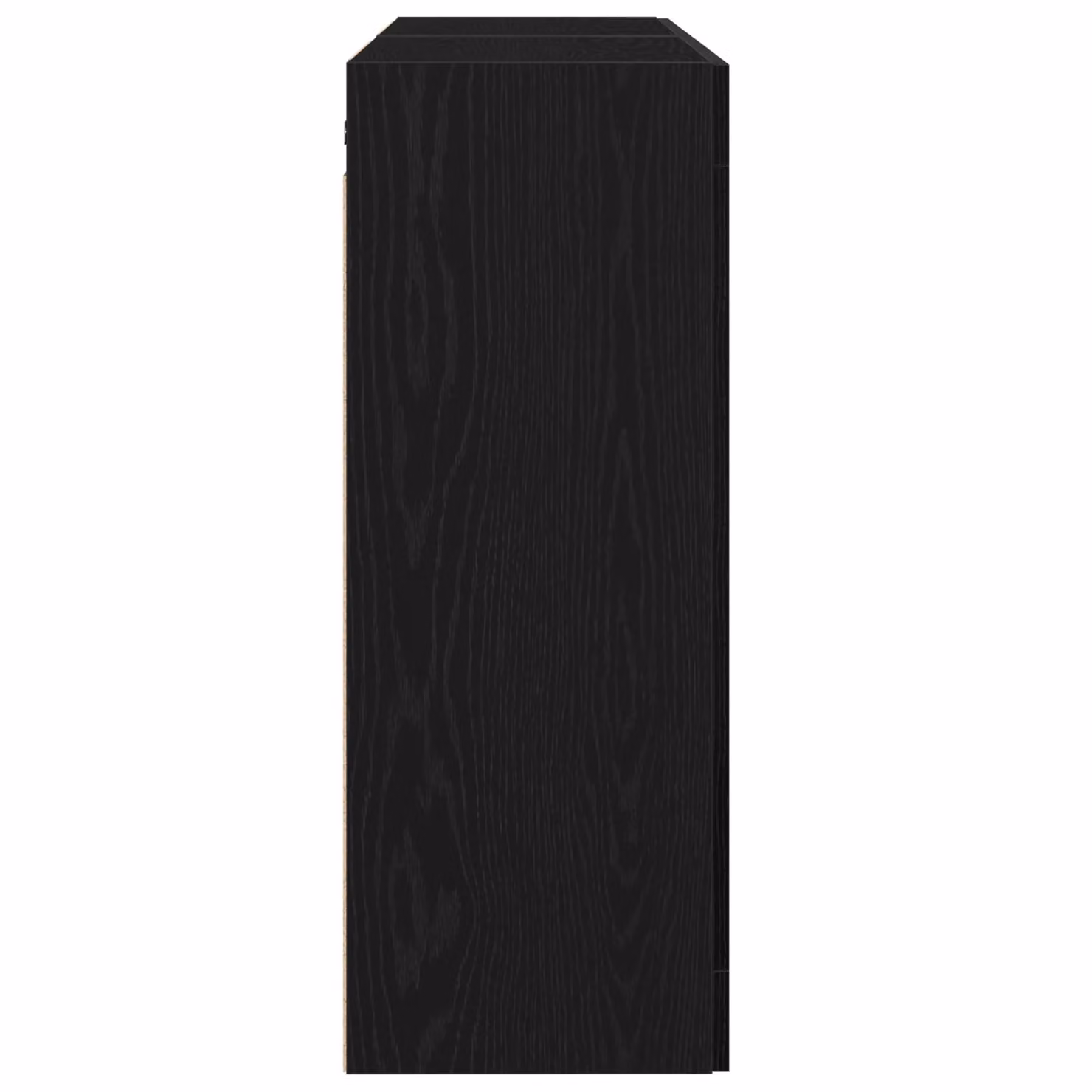 Berkfield Home Set of 2 Wall Mounted Cabinets in Black Oak Engineered Wood – 3