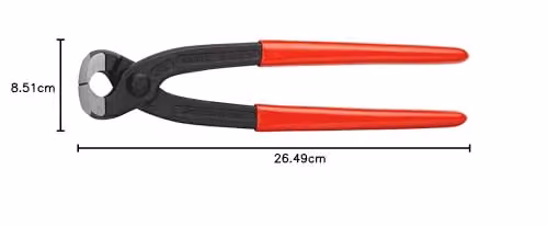 Knipex Ear Clamp Pliers in Red and Black – 5