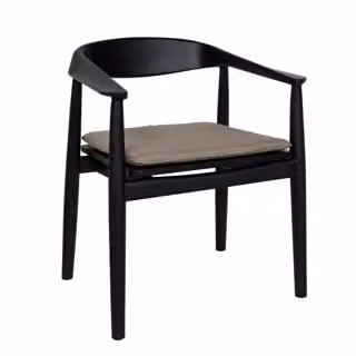 Dome Deco MONO Armchair in Black Fabric