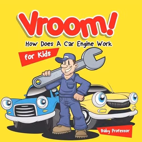 Baby Professor Vroom! How Does A Car Engine Work for Kids Multicolour Book