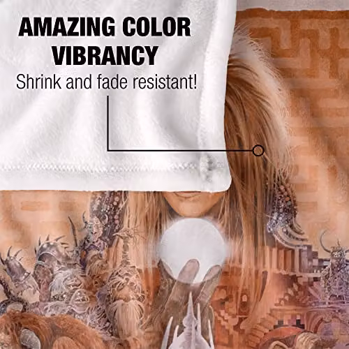 LOGOVISION Jim Henson Labyrinth Maze Montage Poster Super Soft Fleece Throw Blanket, Multicolour, W: 91 cm, D: 147 cm – 4