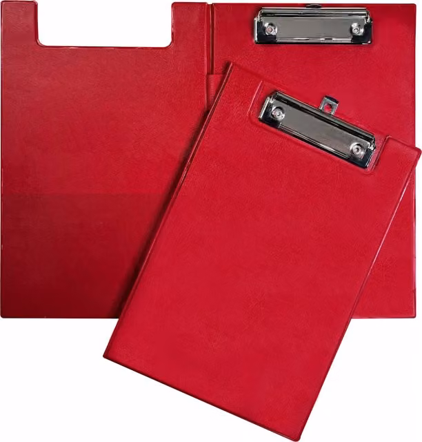 Janrax A5 Foldover Clipboard in Red