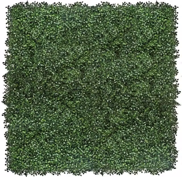True Products Artificial Green Boxwood Wall Panel, 1 x 1 m