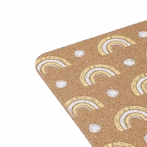 Creative Tops 4-Piece Multicolour Graphic Cork Placemat Set, W: 29 cm, D: 21.5 cm – 3