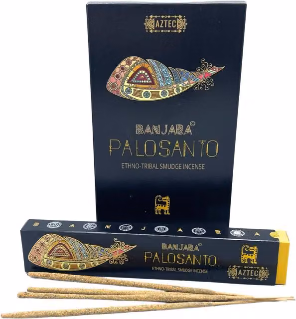 Banjara Tribal Smudge Incense Sticks with Palo Santo, Brown and Multicolour