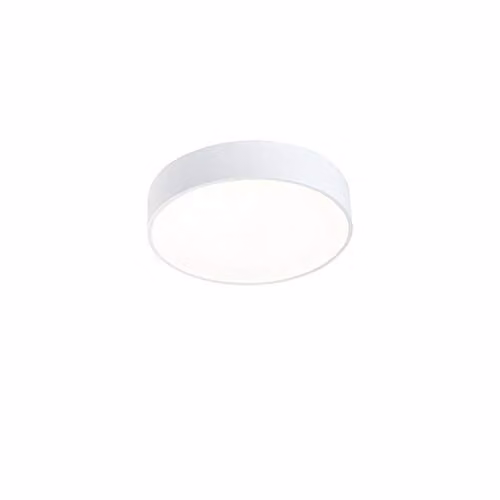 Netlighting Caprice Round LED Flush Ceiling Light, White, Dimmable, 24cm, 2040lm, 3000K