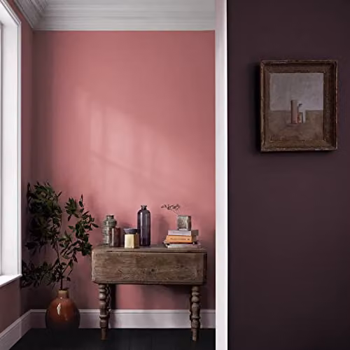 Crown Walls & Ceilings Deep Pink Matt Paint Tester Sample 40ml – 3