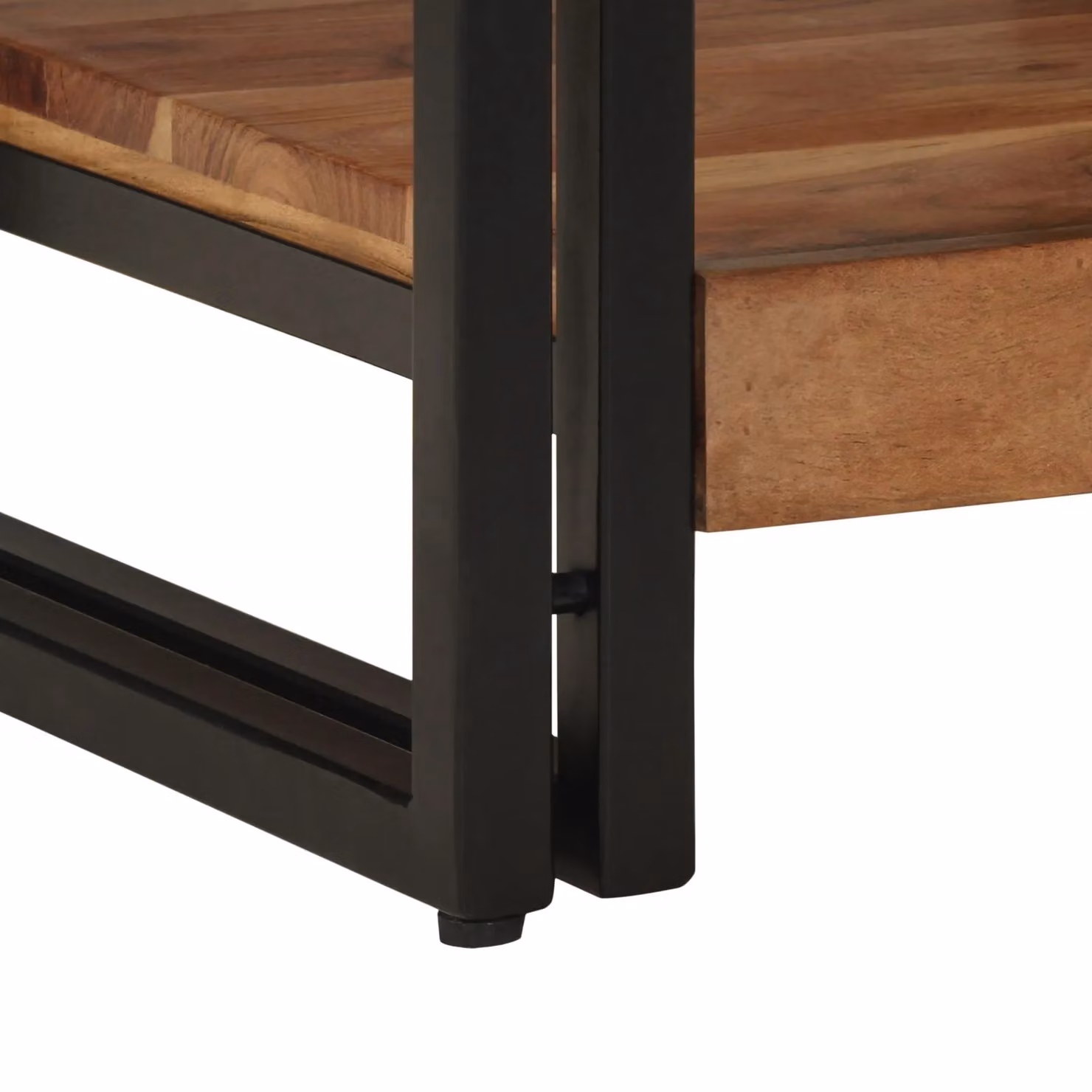Berkfield Home Brown Acacia Solid Wood Coffee Table W/D/H: 40 x 50 x 38 cm – 7
