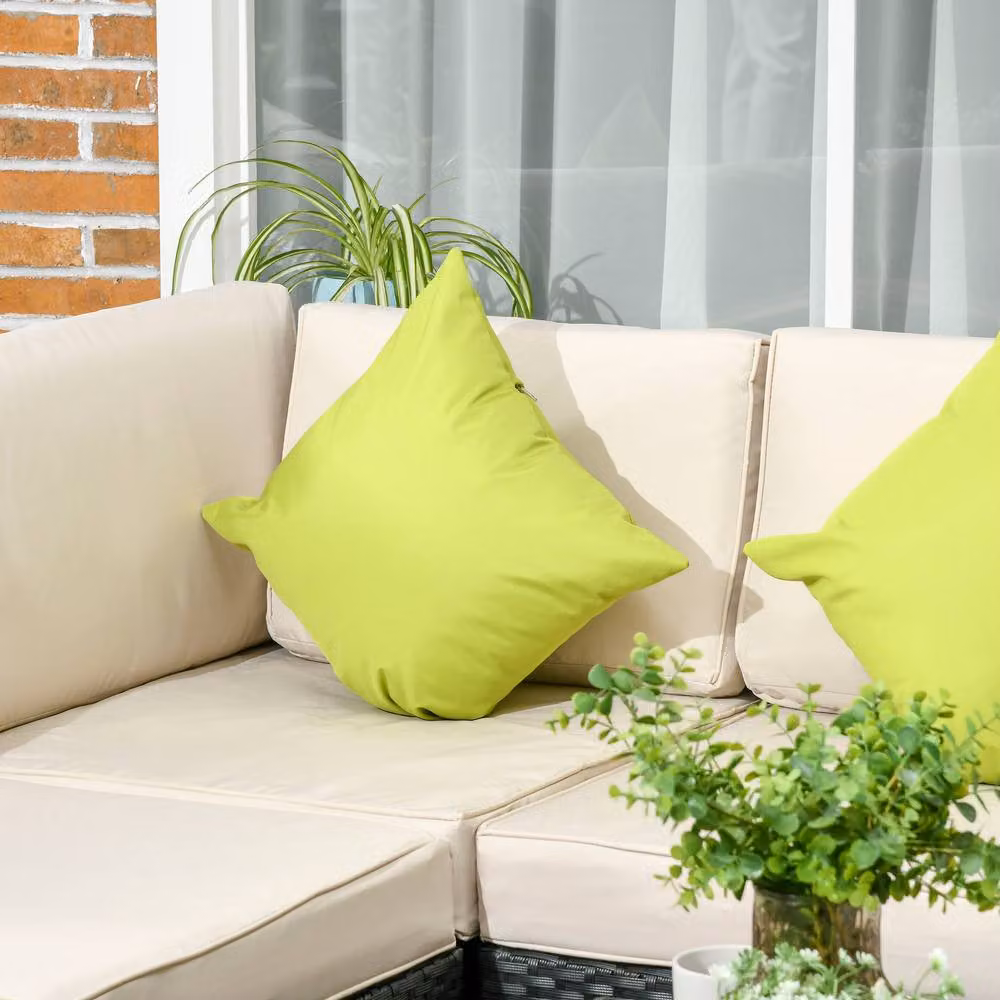 STILVORA 8-Piece Modern Sofa Set with Steel Frame in Beige – 6