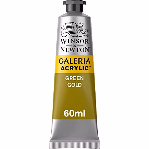 Winsor & Newton Galeria Acrylic Paint, Green Gold, 60 ml – 2