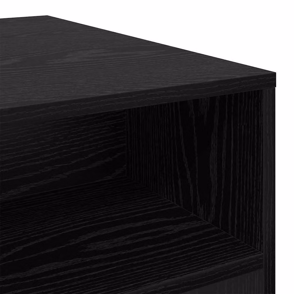 Berkfield Home Black Oak Coffee Table with Lift Mechanism, W: 90 cm, D: 55 cm, H: 42.5 cm – 6