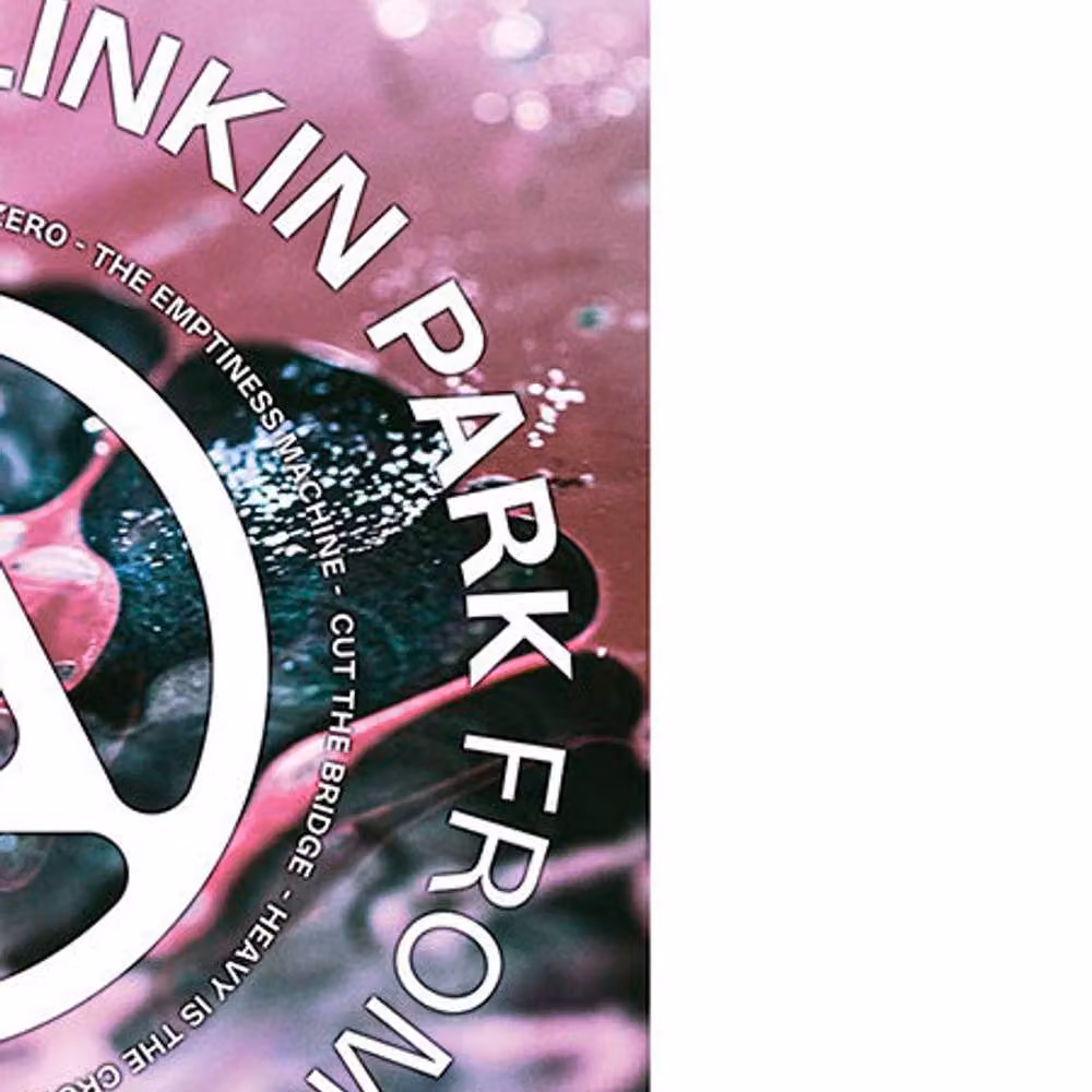 Linkin Park From Zero Textile Poster in Pink – 2