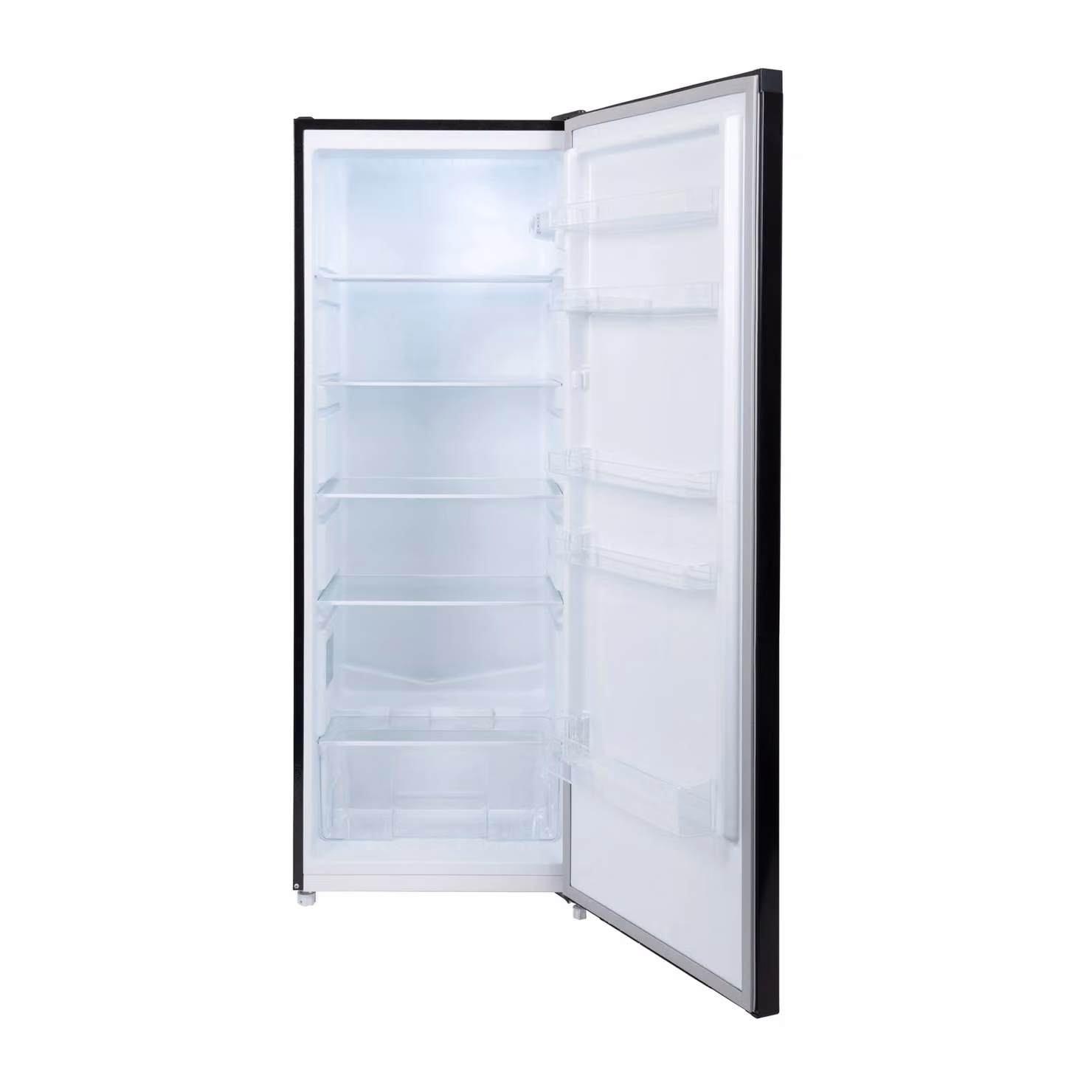 Willow WTL55B 241L Freestanding Tall Larder Fridge in Black with Reversible Door and LED Interior Light, W/D/H: 55 x 54 x 41 cm – 3