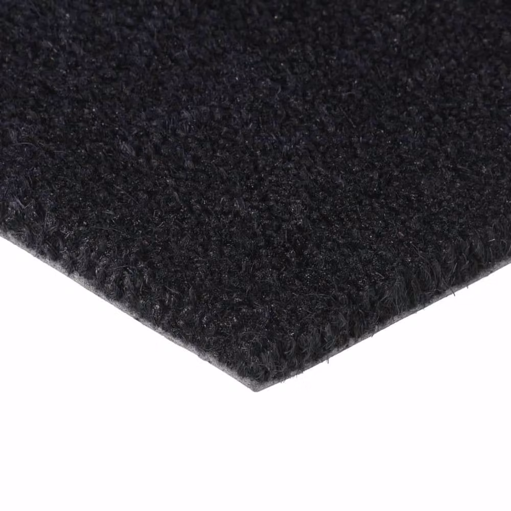 Berkfield Home Black Tufted Coir Door Mat, W: 80 cm, D: 50 cm – 3