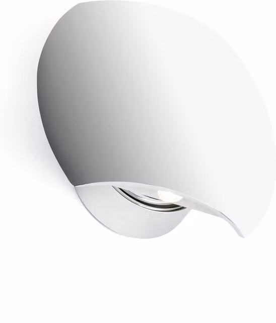 Faro Modern Adjustable LED Indoor Wall Light in Chrome and Grey