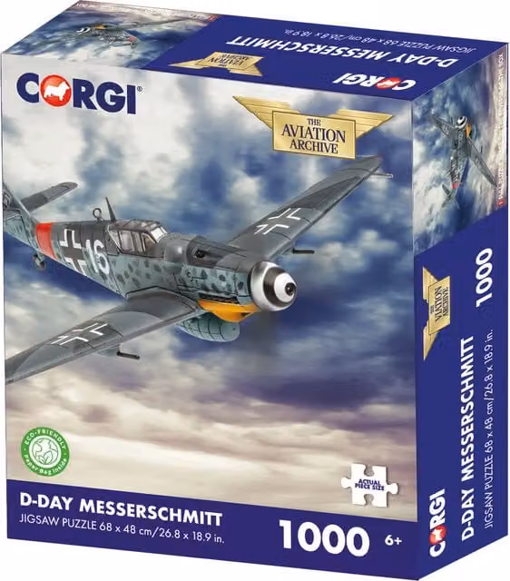 Corgi D-Day Messerschmitt 1000 Piece Multicolour Jigsaw Puzzle