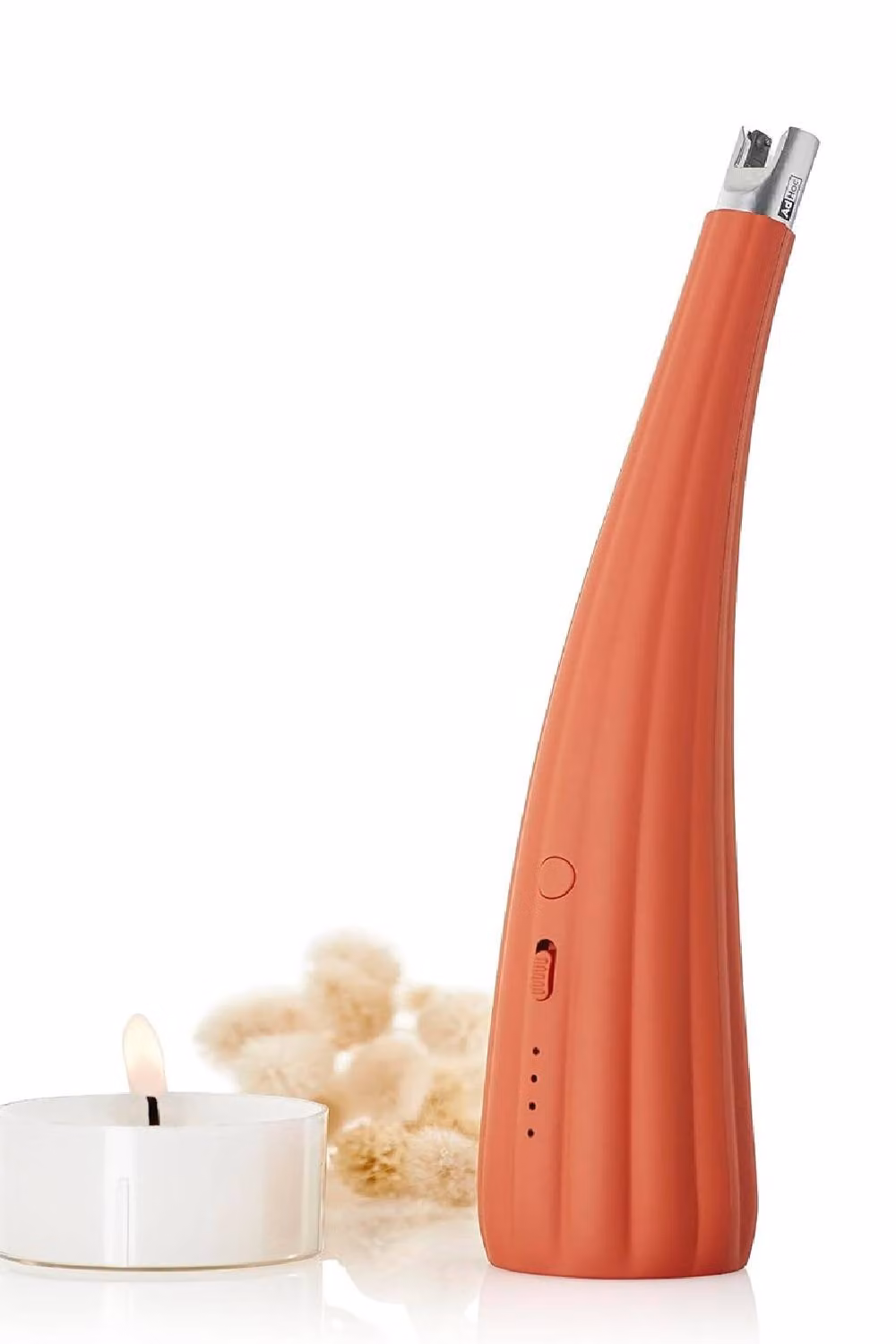 AdHoc Electric Arc Table Lighter in Orange Metal – 2