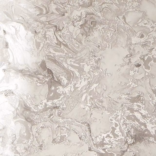 I Love Wallpaper Abstract Liquid Marble Wallpaper in Taupe, Beige and Yellow